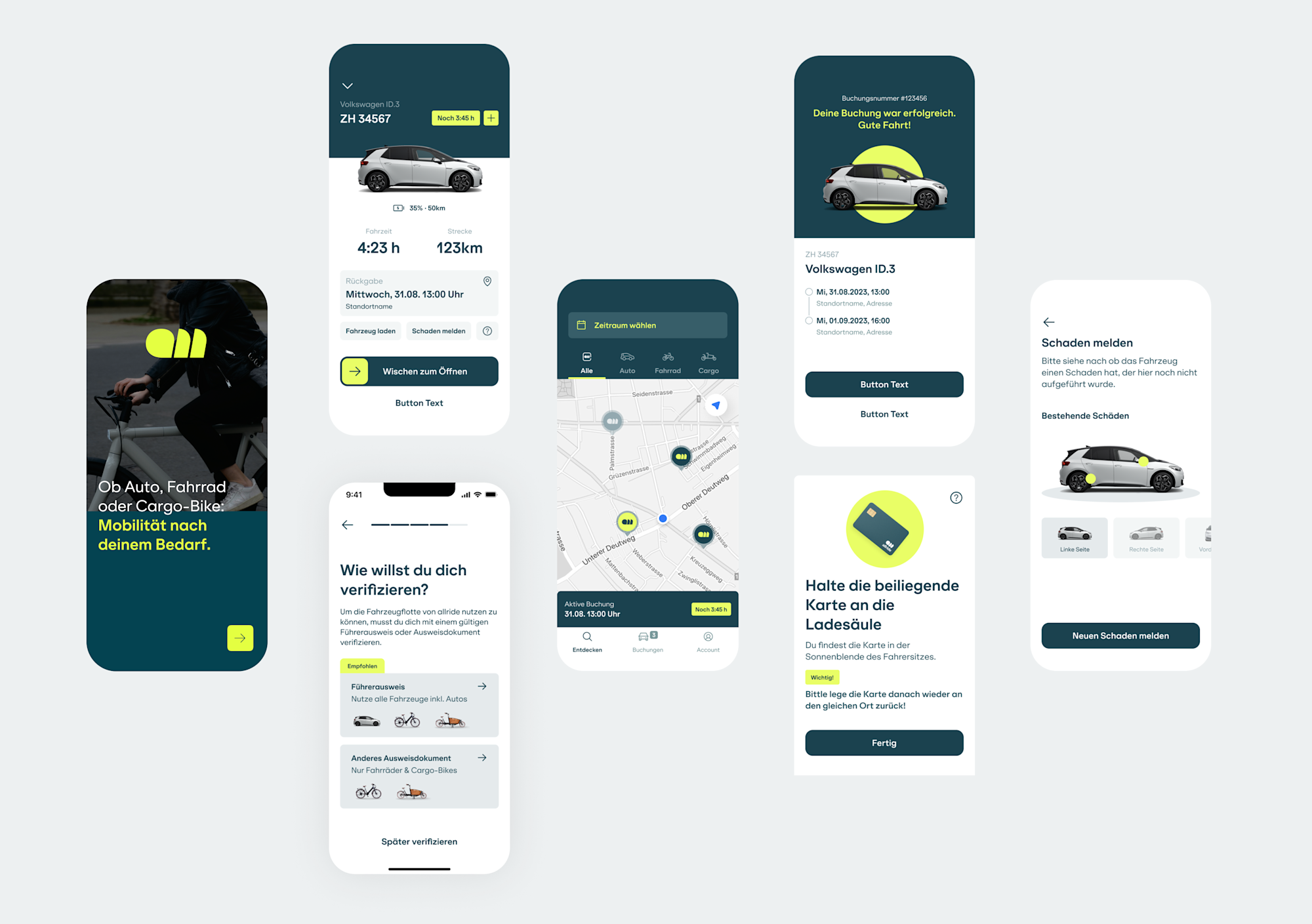Completing Screens Allride
